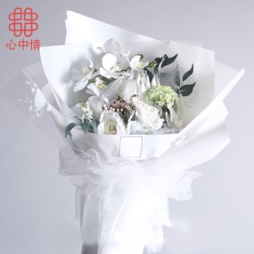 Fashionable and minimalist solid colors flower Wrapping Paper YUNJIN