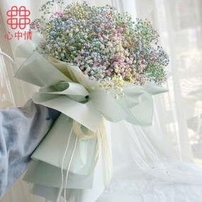 Fashionable and minimalist solid colors flower Wrapping Paper YUNJIN