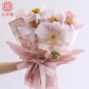 Hot selling OPP flower packaging paper xiwu jelly film