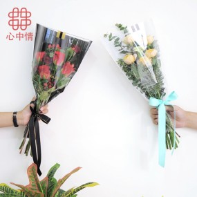 Literary and fashionable flower packaging sleeve LOVE RULES